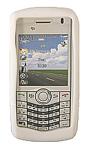 Skin Blackberry 8130 Pearl White